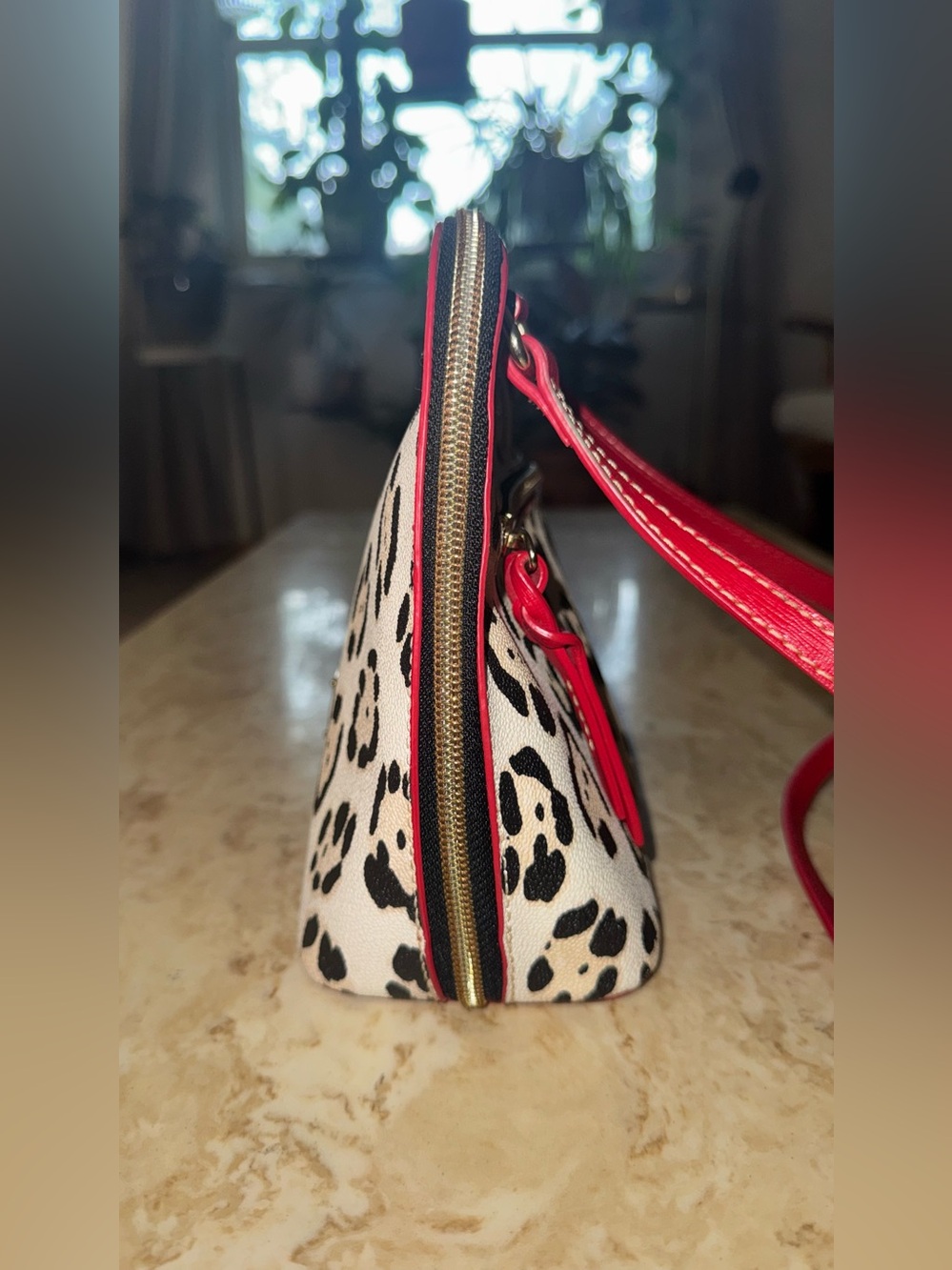 Dooney & Bourke Red Leopard Crossbody - Picture 4 of 14